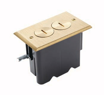 LEGFB1DRB | Round USB Outlet Floor Box Kit Series