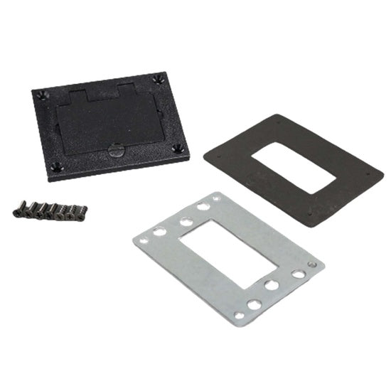 828PRGFI-BRN | Omnibox Rectangular Plastic GFI Cover Plate Series