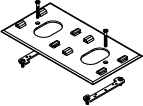 431D505 | Double 525 Trim Plate Series