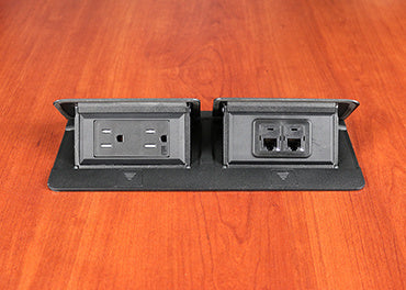 DQFP15BK-2A | deQuorum Dual Flip-Up Unit Series