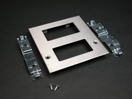 S4048RF | S4000 Rectangular Receptacle Device Cover With Modular Furniture Opening Series
