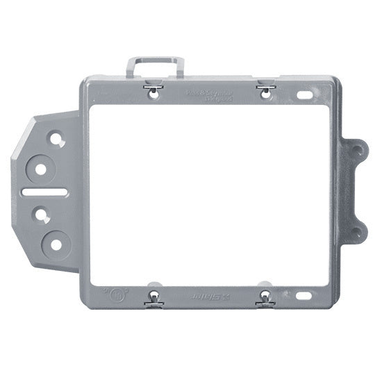SLV2B | 2-Gang Low Voltage Mounting Bracket with QuickConnect Series