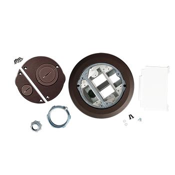6ATCFFBZ | Evolution 6ATCFF Series Recessed Furniture Feed Assembly with Surface Style Cover Series