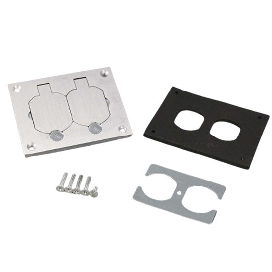 828R-TCAL | Omnibox Rectangular Duplex Cover Plate Series