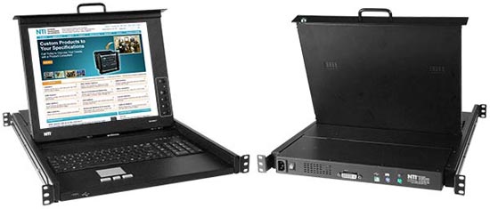 17 inch DVI USB + PS/2 KVM Drawer with Numeric Keypad