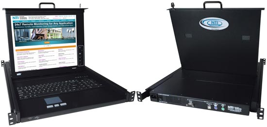 17 inch VGA USB + PS/2 KVM Drawer with Numeric Keypad
