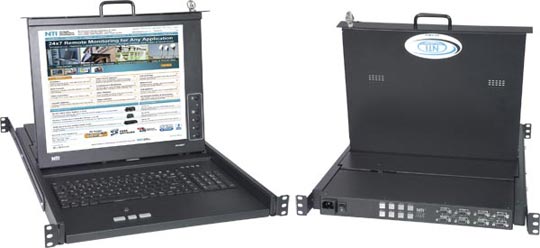 17 inch VGA SUN USB KVM Drawer with 8-Port Switch & Numeric Keypad