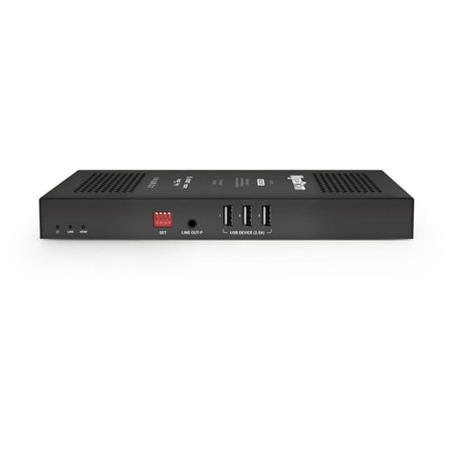 4K60Hz HDBaseT 3.0 Receiver, PoH, USB2.0, CEC, RS232 passthrough, audio De-embed