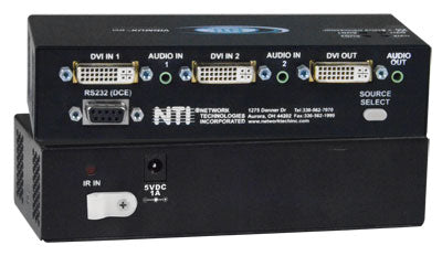 2-Port DVI-D/HDMI Video Switch with Audio + RS232
