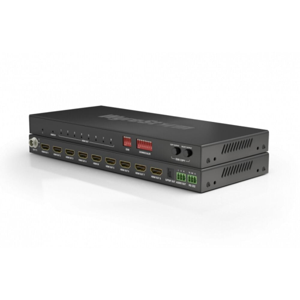 4K60Hz 4 4 4 1x8 HDMI Splitter, Dolby Vision & HDR, EDID Management