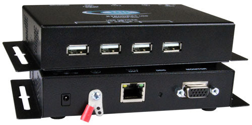 Transparent VGA USB Extender via CATx to 200 feet