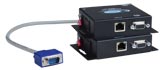 VGA Extender with RS232 via CATx to 600 feet
