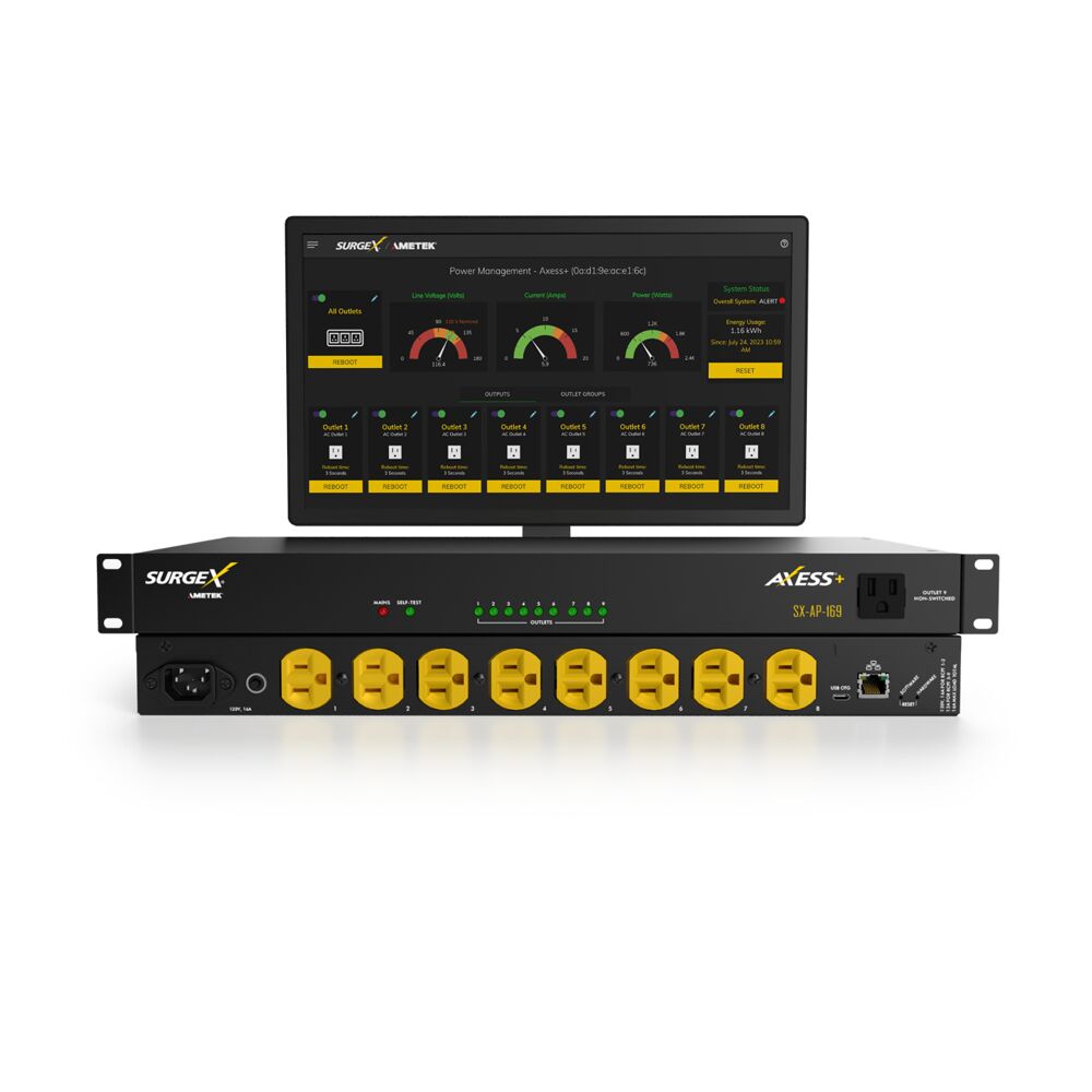 IP Connected Surge Eliminator and Power Conditioner