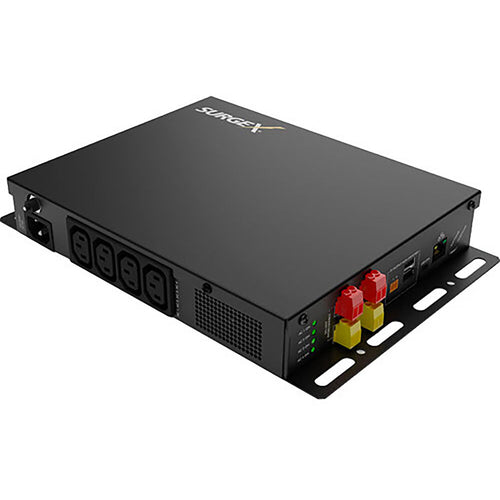 AC/DC MultiStage Surge Suppression, 4 IEC 120V/15A(AC), (2) 12V / (2) 24V DC Ports, (2) 2.5USB Ports