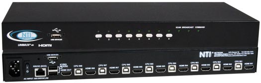 4K 18Gbps HDMI USB KVM Switch, 4-port