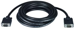 Hi-res VGA, male 15 pin HD to 5 BNC's, 6 foot, molded