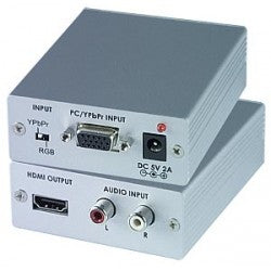 VGA/Component Video to HDMI Converter